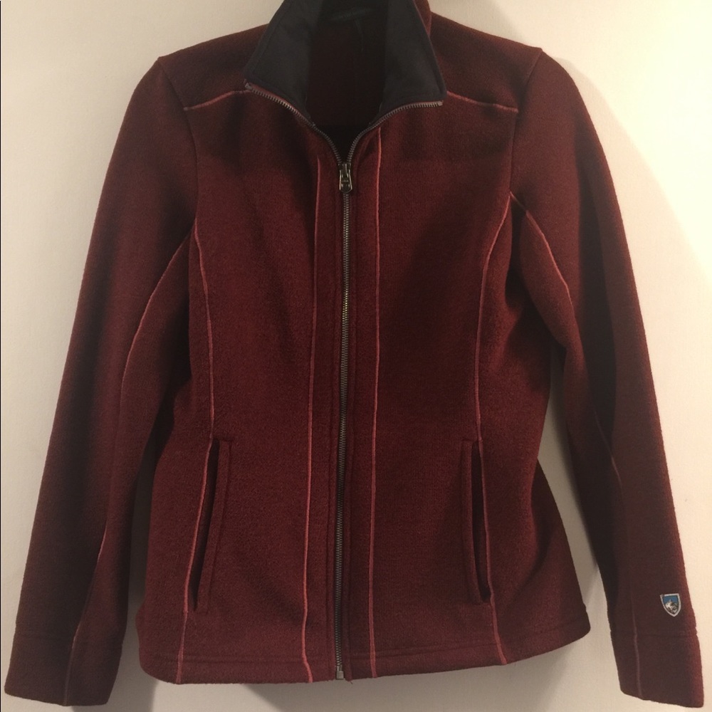 KÜHL Maroon Fleece Jacket- New, Never Worn!